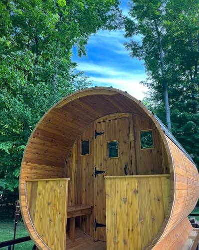 Begin Adventures Barrel Sauna Rentals